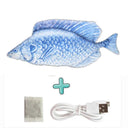 Electric Floppy Fish Cat Toy Interactive USB Charger Catnip Electric Floppy Fish Cat Toy Interactive USB Charger Catnip