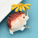 Lovely Hedgehog Brooches for Casual and Party Wear Lovely Hedgehog Brooches for Casual and Party Wear