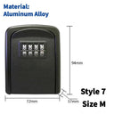 Secure Key Lock Box Wall Mount Key Safe High Security Secure Key Lock Box Wall Mount Key Safe High Security