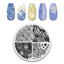 Stainless Steel Nail Art Stamping Plate Set for Manicures Stainless Steel Nail Art Stamping Plate Set for Manicures