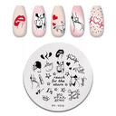 Stainless Steel Nail Art Stamping Plate Set for Manicures Stainless Steel Nail Art Stamping Plate Set for Manicures