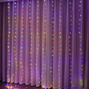 Enchanting Christmas Fairy Lights Curtain with 8 Modes Decor Enchanting Christmas Fairy Lights Curtain with 8 Modes Decor