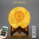 Quran Player: 3D Moon Lamp Night Light Speaker Quran Player: 3D Moon Lamp Night Light Speaker