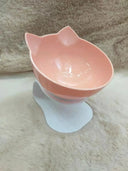 Double Cat Bowl Set Elevated Feeding Bowls For Cats Double Cat Bowl Set Elevated Feeding Bowls For Cats