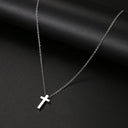 Stainless Steel Necklaces Minimalist Four-leaf Clover Pendant Stainless Steel Necklaces Minimalist Four-leaf Clover Pendant