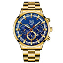 Stainless Steel Calendar Quartz Watch with Luminous Hands Stainless Steel Calendar Quartz Watch with Luminous Hands