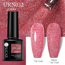 Pink Glitter Sequin Gel Polish for Stylish Sparkling Nails Pink Glitter Sequin Gel Polish for Stylish Sparkling Nails