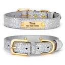 Leather Personalized Cat Collar Adjustable Free Engraving Leather Personalized Cat Collar Adjustable Free Engraving