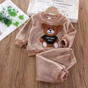 Cozy Fleece Hooded Set for Trendy Toddlers Winter Wear Cozy Fleece Hooded Set for Trendy Toddlers Winter Wear