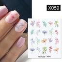 3D Sakura Blossom Nail Art Stickers for Elegant Designs 3D Sakura Blossom Nail Art Stickers for Elegant Designs
