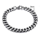 Chunky Stainless Steel Curb Chain Bracelet Men's Jewelry Chunky Stainless Steel Curb Chain Bracelet Men's Jewelry