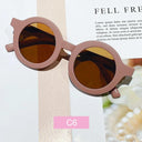 Colorful Round Frame Kids Sunglasses with UV Protection Colorful Round Frame Kids Sunglasses with UV Protection