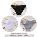 Ultra Soft Plus Size Cotton Panties Set Solid Colors Ultra Soft Plus Size Cotton Panties Set Solid Colors