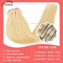 Straight Remy Human Clip In Extensions Black Blonde 20 Inch Straight Remy Human Clip In Extensions Black Blonde 20 Inch
