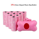 Pet Waste Bag Set With Leash Clip And Portable Dispenser Pet Waste Bag Set With Leash Clip And Portable Dispenser