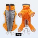 Dog Winter Waterproof Reflective Overalls for Small Dogs Dog Winter Waterproof Reflective Overalls for Small Dogs