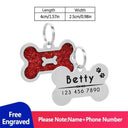 Engraved Personalized Pet ID Tags Custom Dog Collar Tags Engraved Personalized Pet ID Tags Custom Dog Collar Tags