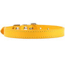 Colorful Leather Pet Collar Personalized Padded Quick Release Colorful Leather Pet Collar Personalized Padded Quick Release