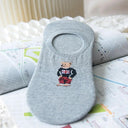 Charming Cartoon Bear Socks Trendy Comfort For Men Charming Cartoon Bear Socks Trendy Comfort For Men