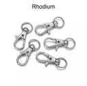 Swivel Lobster Clasp Hooks for DIY Jewelry Keychains Swivel Lobster Clasp Hooks for DIY Jewelry Keychains
