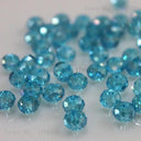 Isywaka Blue Crystal Glass Beads Jewelry-Making Supplies 50pcs Isywaka Blue Crystal Glass Beads Jewelry-Making Supplies 50pcs
