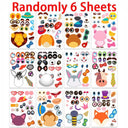 Children's Animal Puzzle Sticker Game for Fun Learning Experience Children's Animal Puzzle Sticker Game for Fun Learning Experience