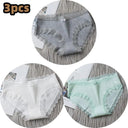 Soft Cotton Lace Panties Set Comfortable Lingerie Trio Soft Cotton Lace Panties Set Comfortable Lingerie Trio