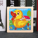 Kids Cartoon Animal Traffic Wooden Educational Puzzle Set Kids Cartoon Animal Traffic Wooden Educational Puzzle Set