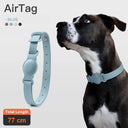 Stylish Leather Pet Collar for Apple AirTag Tracker Stylish Leather Pet Collar for Apple AirTag Tracker