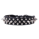 Adjustable Punk Rivet Spiked Leather Pet Collar Stylish Accessory Adjustable Punk Rivet Spiked Leather Pet Collar Stylish Accessory