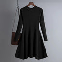 Knit Elegance Sweater Dress Chic A-Line Style for Women Knit Elegance Sweater Dress Chic A-Line Style for Women