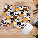 Cartoon Cat Head Mouse Pad: Enhance Laptop Gaming Setup Cartoon Cat Head Mouse Pad: Enhance Laptop Gaming Setup