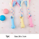 Pet Dog Chews TPR Knot Bite Resistant Teeth Cleaning Toys Pet Dog Chews TPR Knot Bite Resistant Teeth Cleaning Toys