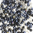Isywaka Blue Crystal Glass Beads Jewelry-Making Supplies 50pcs Isywaka Blue Crystal Glass Beads Jewelry-Making Supplies 50pcs