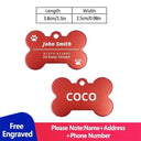Personalized Engraved Stainless Steel Pet ID Tags Personalized Engraved Stainless Steel Pet ID Tags