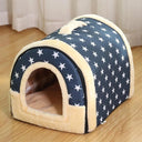 Soft Cozy Dog Cave Bed with Removable Cushion Warm Nest Soft Cozy Dog Cave Bed with Removable Cushion Warm Nest
