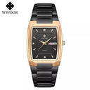 WWOOR Square Luxury Watch Elegant Waterproof Timepiece 50m WWOOR Square Luxury Watch Elegant Waterproof Timepiece 50m