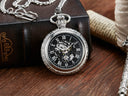 Vintage Bronze Pocket Watch Roman Numeral Skeleton Hand Wind Vintage Bronze Pocket Watch Roman Numeral Skeleton Hand Wind