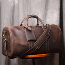 ZRCX Vintage Men's Hand Luggage Bag Genuine Leather 15 Inch ZRCX Vintage Men's Hand Luggage Bag Genuine Leather 15 Inch