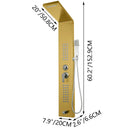 VEVOR LED Light Shower Panel System With Massage Jets Bath VEVOR LED Light Shower Panel System With Massage Jets Bath