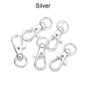 Swivel Lobster Clasp Hooks for DIY Jewelry Keychains Swivel Lobster Clasp Hooks for DIY Jewelry Keychains