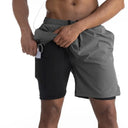 Men Summer Running Shorts 2 In 1 Quick Dry Gym Shorts Men Summer Running Shorts 2 In 1 Quick Dry Gym Shorts