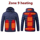 Mens Winter USB Heated Jacket With Smart Thermostat Mens Winter USB Heated Jacket With Smart Thermostat
