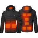 Men 9 Areas Heated Jacket USB Winter Electric Heating Coat Men 9 Areas Heated Jacket USB Winter Electric Heating Coat
