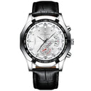 Elegant Stainless Steel Watch Modern Men's Waterproof Calendar Elegant Stainless Steel Watch Modern Men's Waterproof Calendar