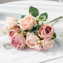 Elegant Silk Peony Bouquet for Weddings and Home Decor Elegant Silk Peony Bouquet for Weddings and Home Decor