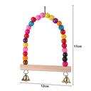 Parrot Swing & Chew Toys Set: Safe Fun Easy Install Playtime Parrot Swing & Chew Toys Set: Safe Fun Easy Install Playtime