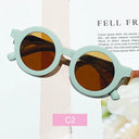 Colorful Round Frame Kids Sunglasses with UV Protection Colorful Round Frame Kids Sunglasses with UV Protection