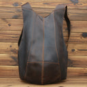 Stylish Vintage Men Women Leather Business Backpack Bag Stylish Vintage Men Women Leather Business Backpack Bag