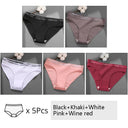 Cotton Panties Set: Stylish Low Waist Briefs for Women Cotton Panties Set: Stylish Low Waist Briefs for Women
